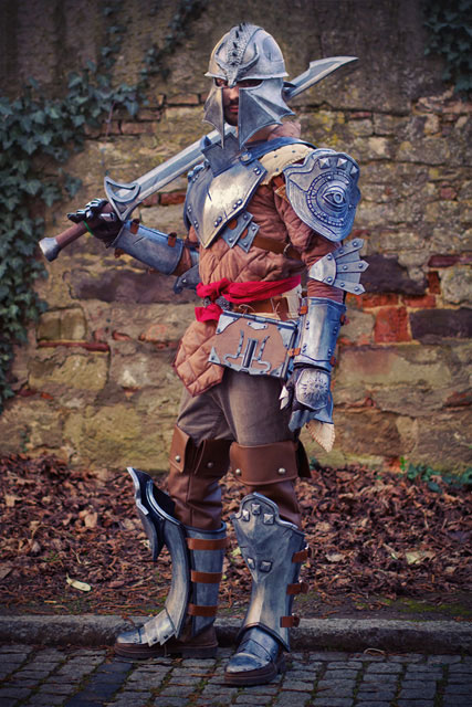 Cosplay Fotografie Dragon Age Ritter Kostüm, Rüstung